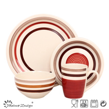 16PCS hochwertige handbemalte Keramik-Dinner-Set